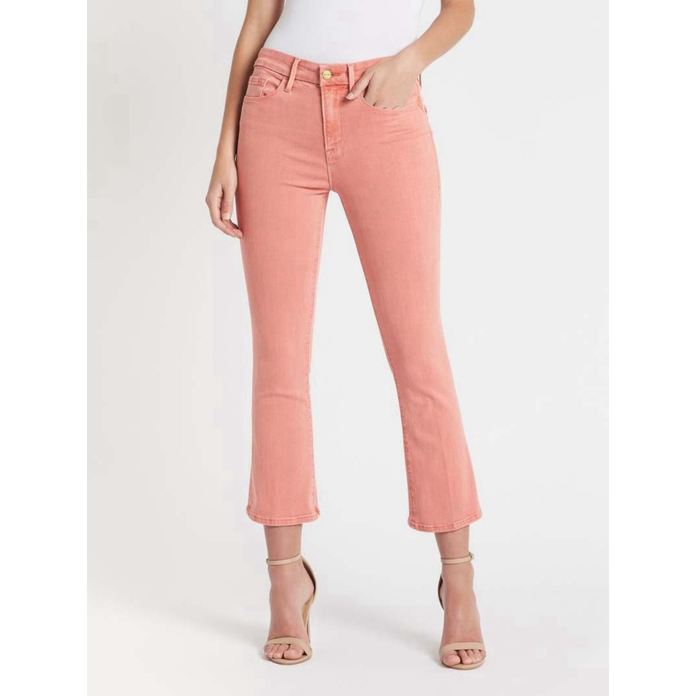 Frame Le Crop Mini Boot In Peony‎ Dark Mauve Pink Size 27